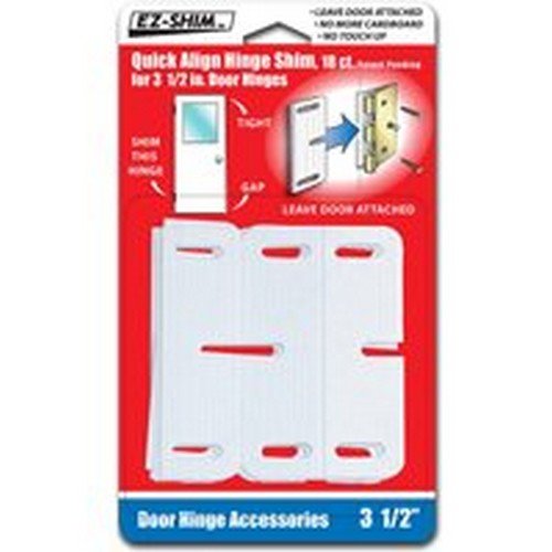 EZ SHIM 1.1 in. W x 3.5 in. L Plastic Hinge Shim 18 pk - Amazon.com